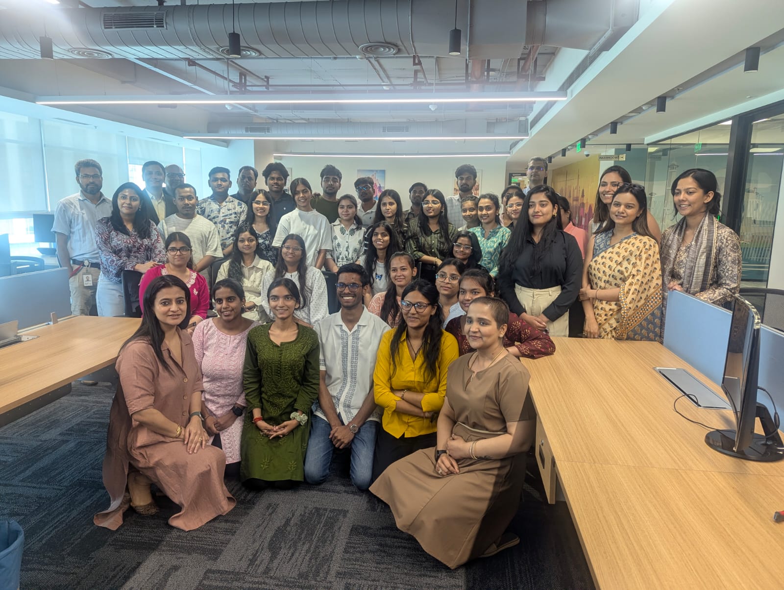 Rackspace Cybercity Gurgaon office exposure visit