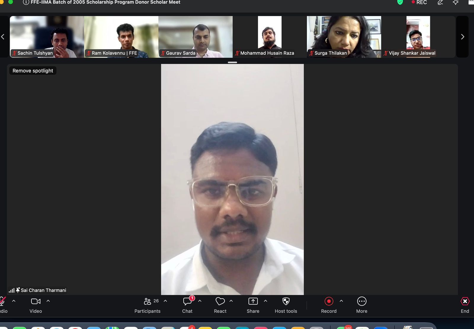 IIMA 2005 batch interaction