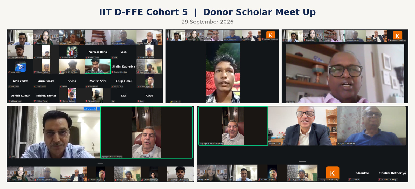 Connecting Dreams: IIT Delhi Alumni Engage with FFE Scholars