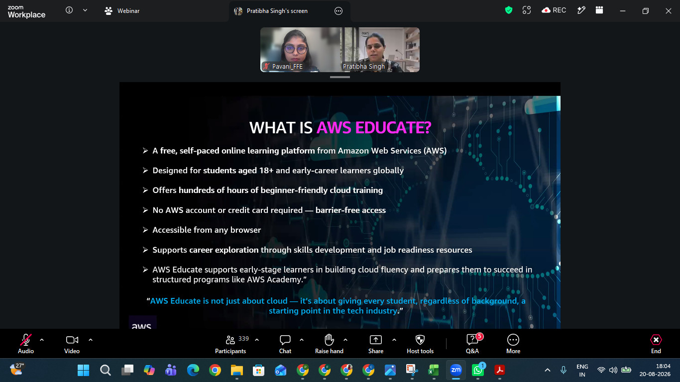 AWS Educate Orientation for 2nd Year Scholars