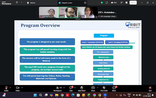 Orbit English Training Program Orientation